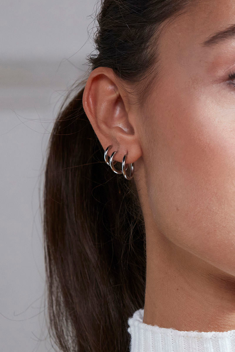 Triple Pair Hoops Steel