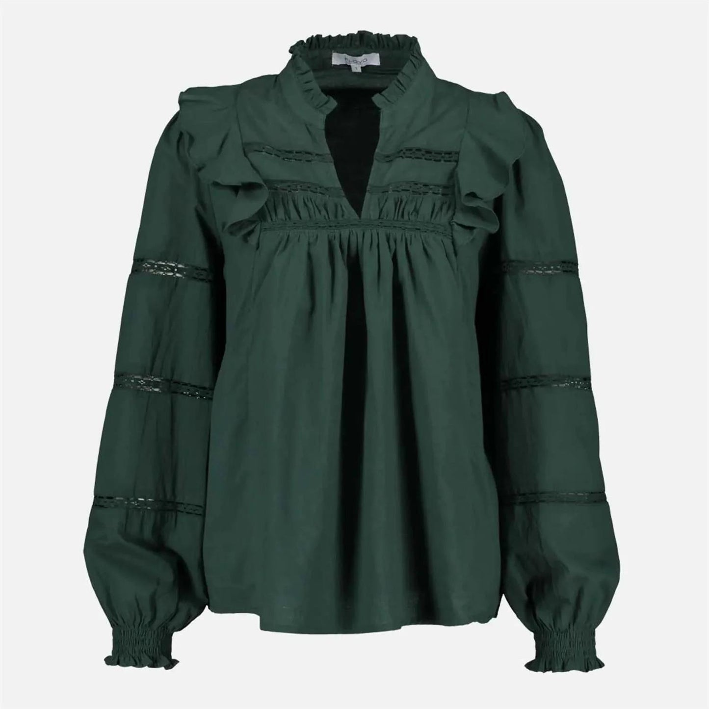 Demi bluse Dark green