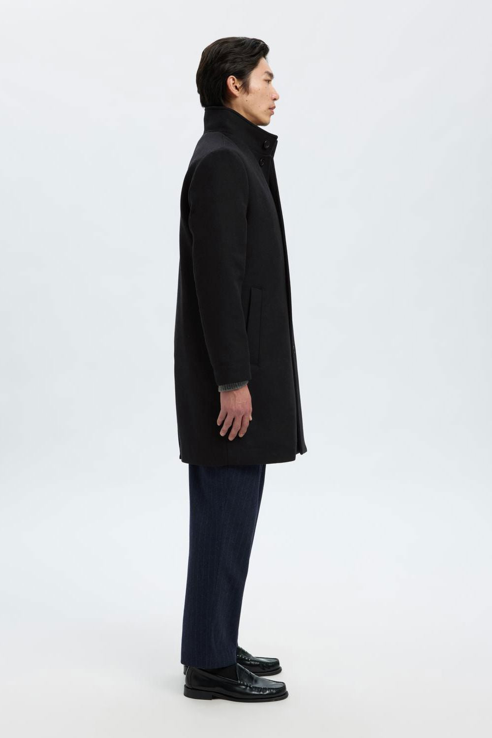 Slmrainar Wool Blend Coat Noos