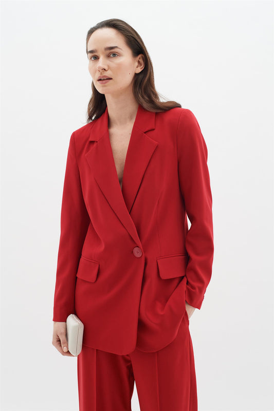 Adian Blazer True red