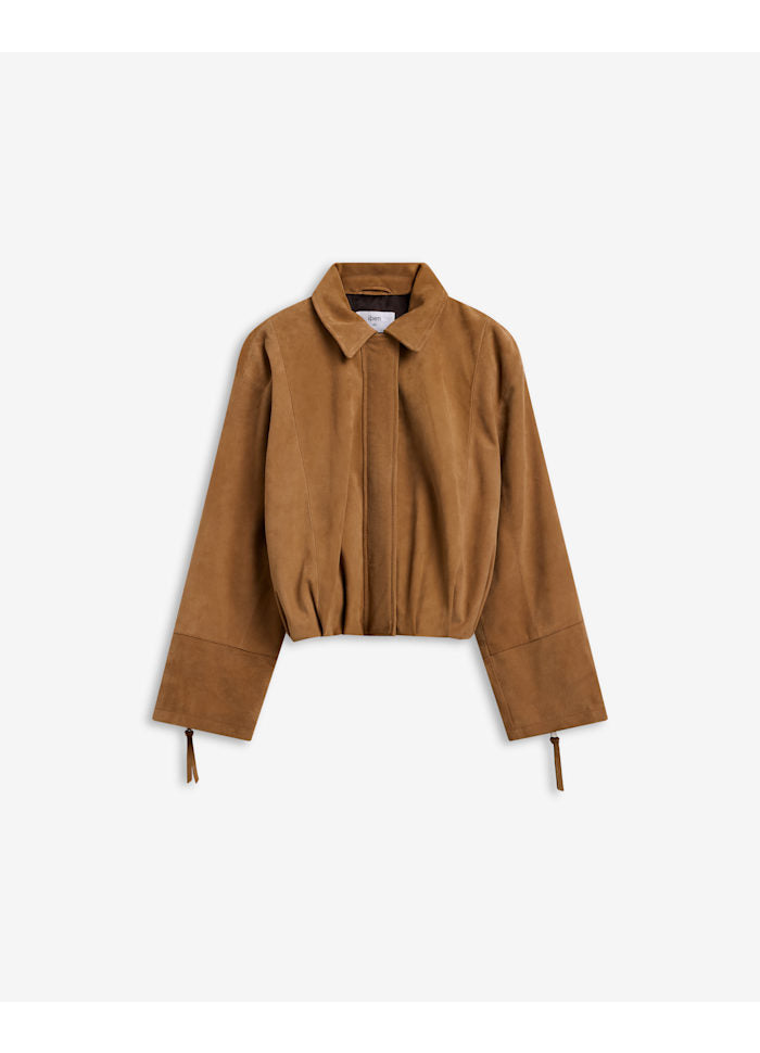 Wren Suede Jacket - Camel