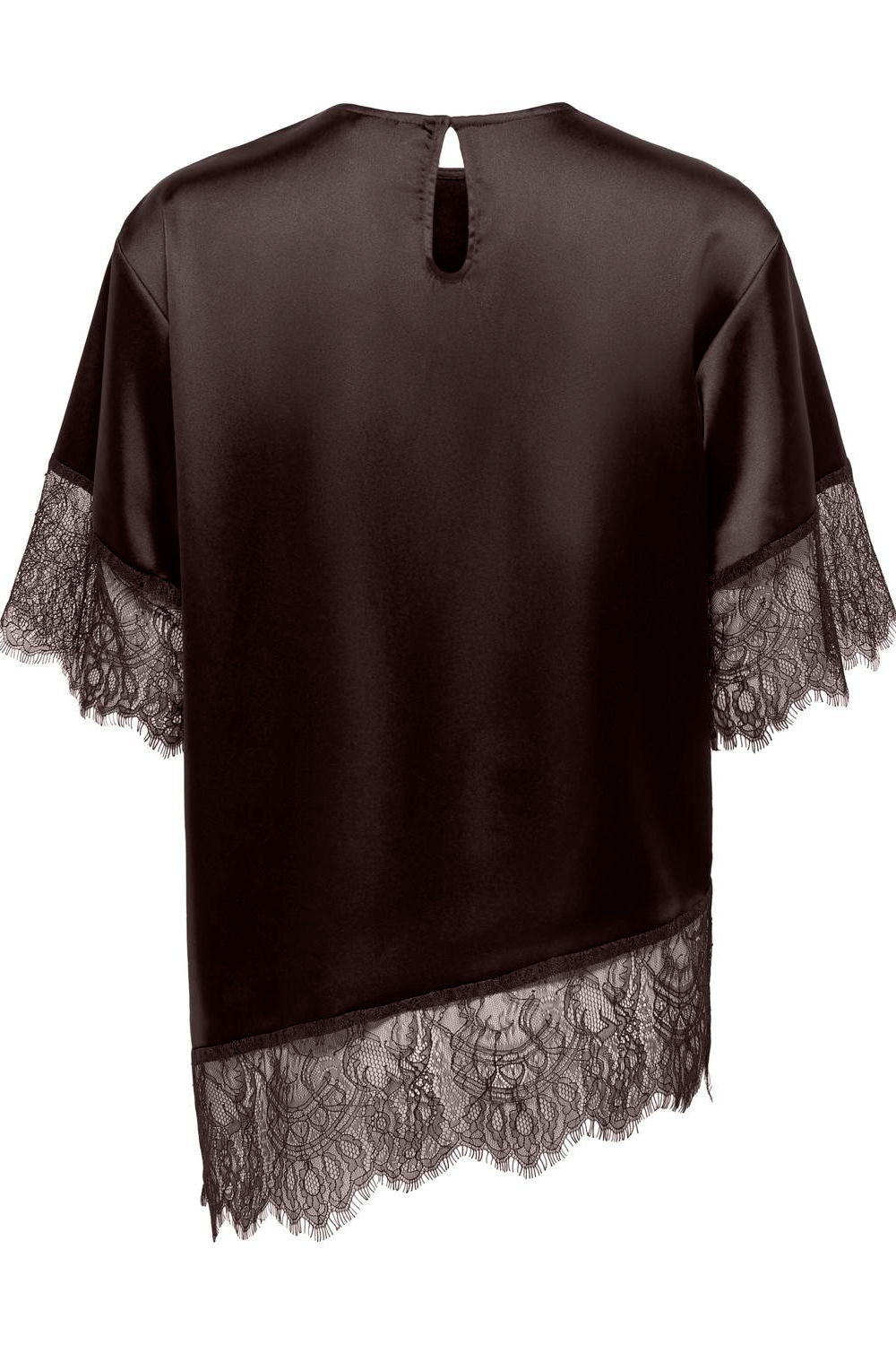 Onlindona 2/4 Satin Lace Top Wvn