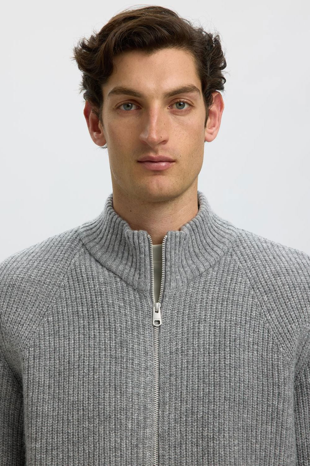 Slmcody Ls Knit Zip Cardigan