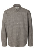 Slmcole-Jay Reg Melange Ls Shirt Noos