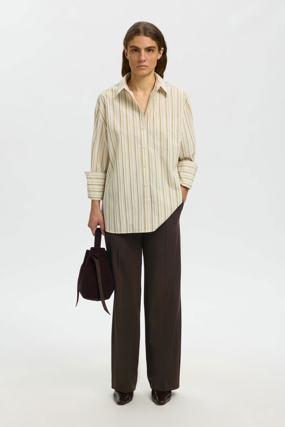 Slwrita Mw Wide Pant Mel Noos