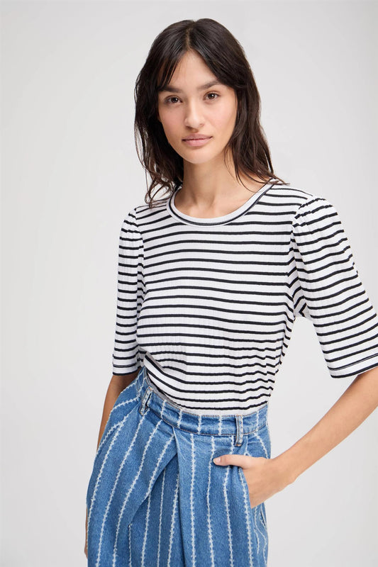 Jikolaz T-shirt  stripe black