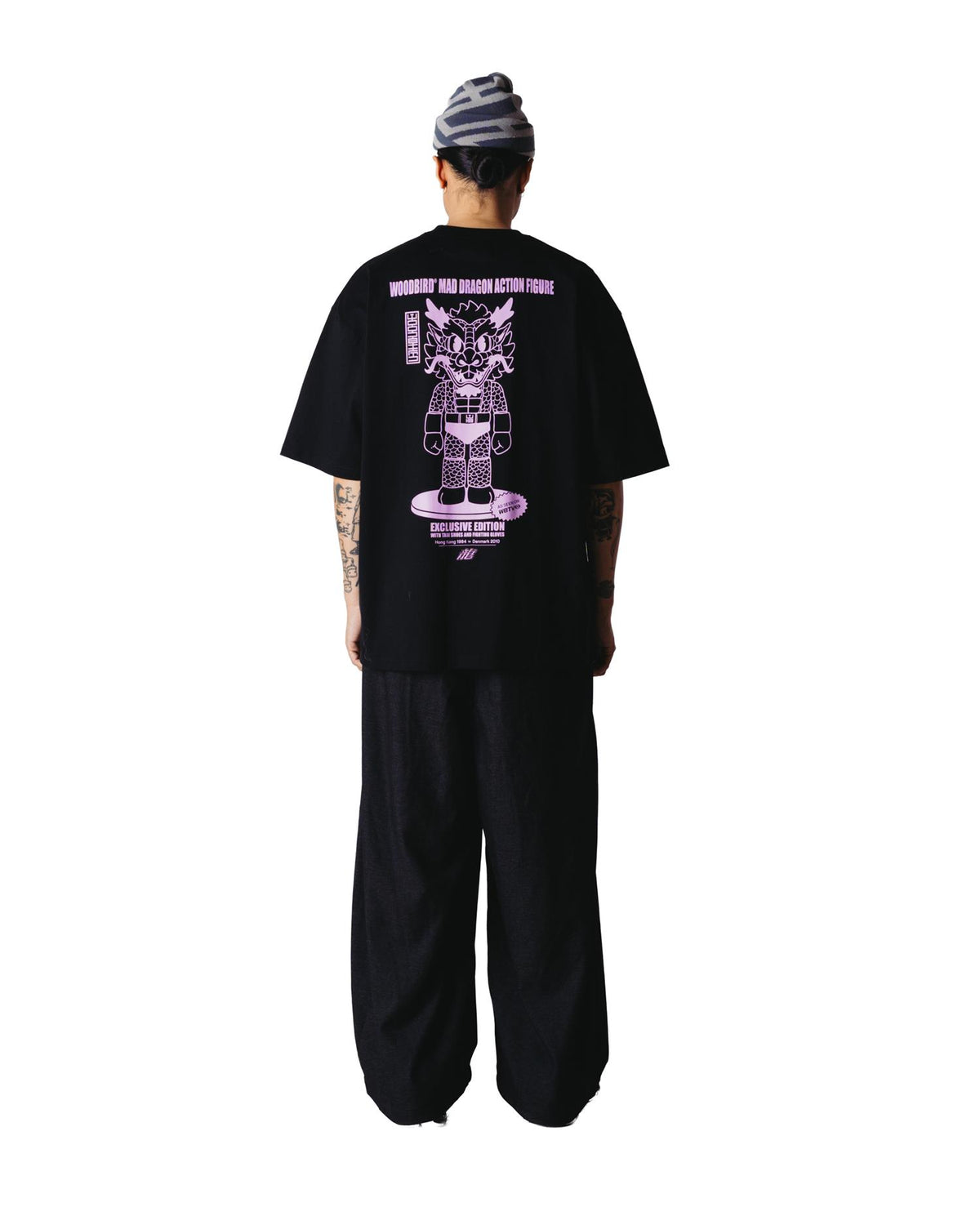 Beam Action Tee - black