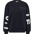 Maxi Split Logo Sweat - navy