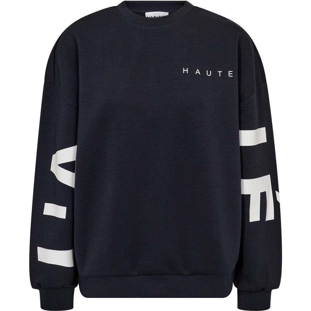 Maxi Split Logo Sweat - navy