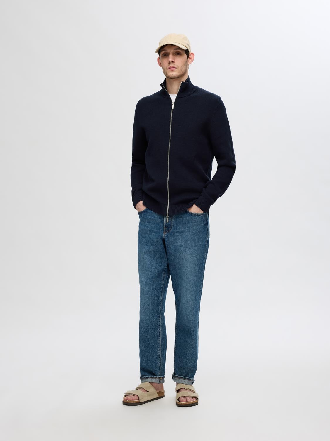 Dane strikket cardigan navy