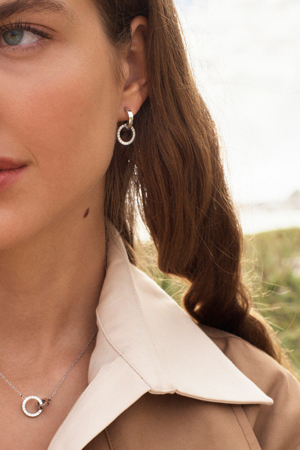 Eternal Orbit Earrings Steel