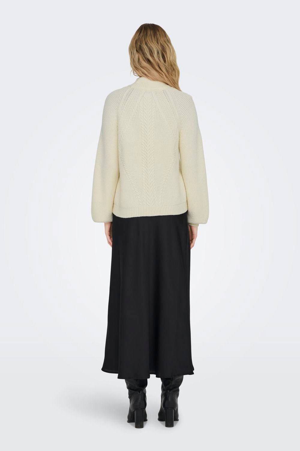 Onlkatia Ls Detail Highneck Noos Knt
