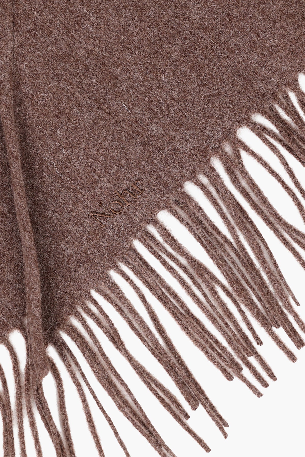 Nohr Oda Wool Triangle Fringe Scarf