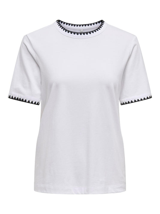 JESSICA S/S TEE Hvit