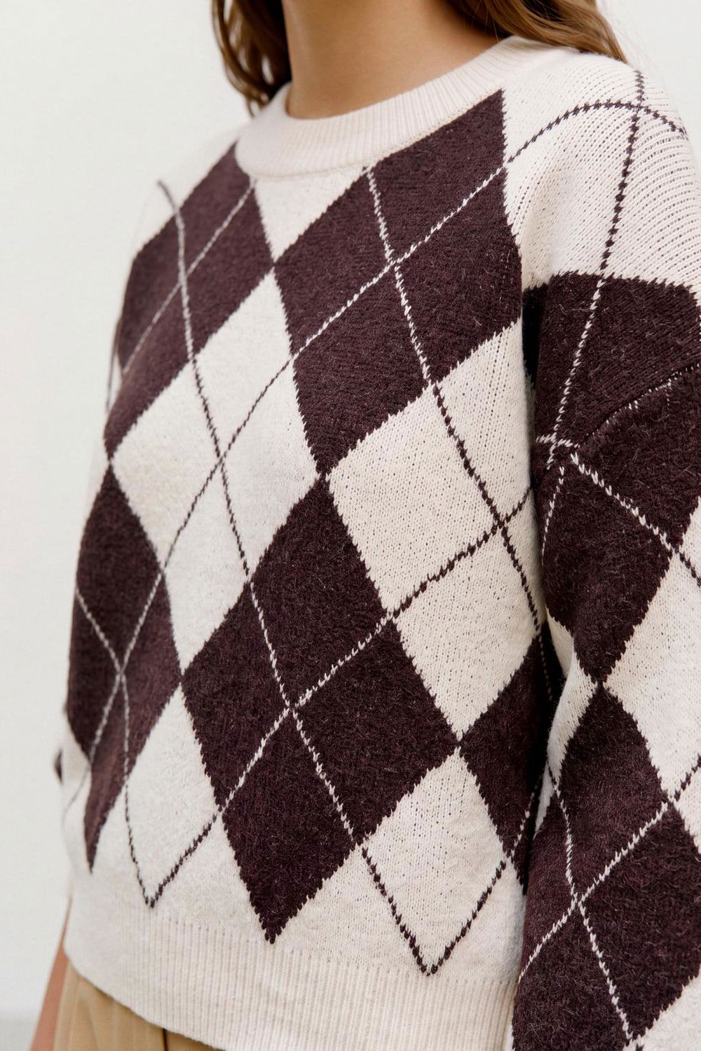 Vmdoffy Jaquard Ls O-Nck Pullover Noos