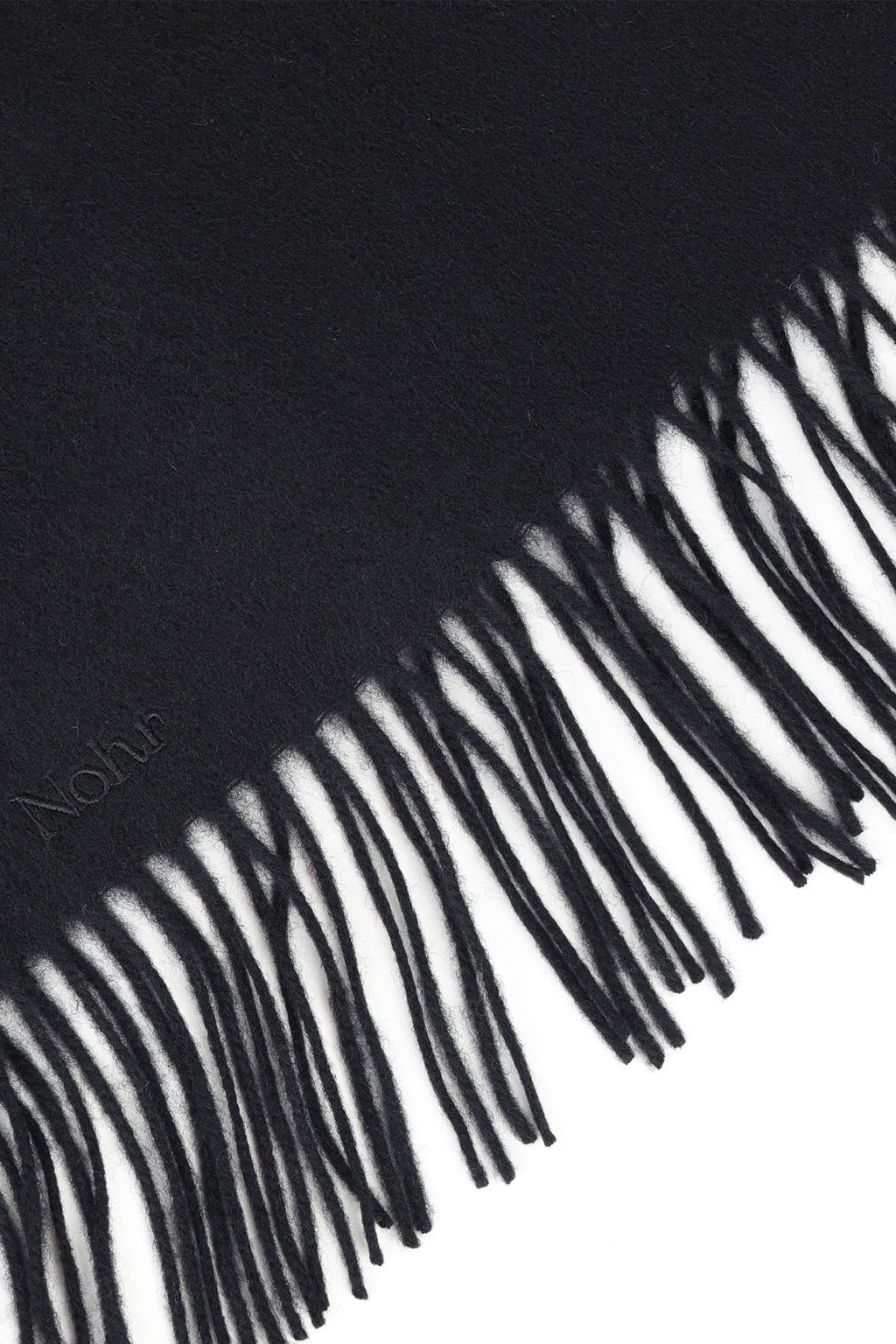 Nohr Oda Wool Triangle Fringe Scarf