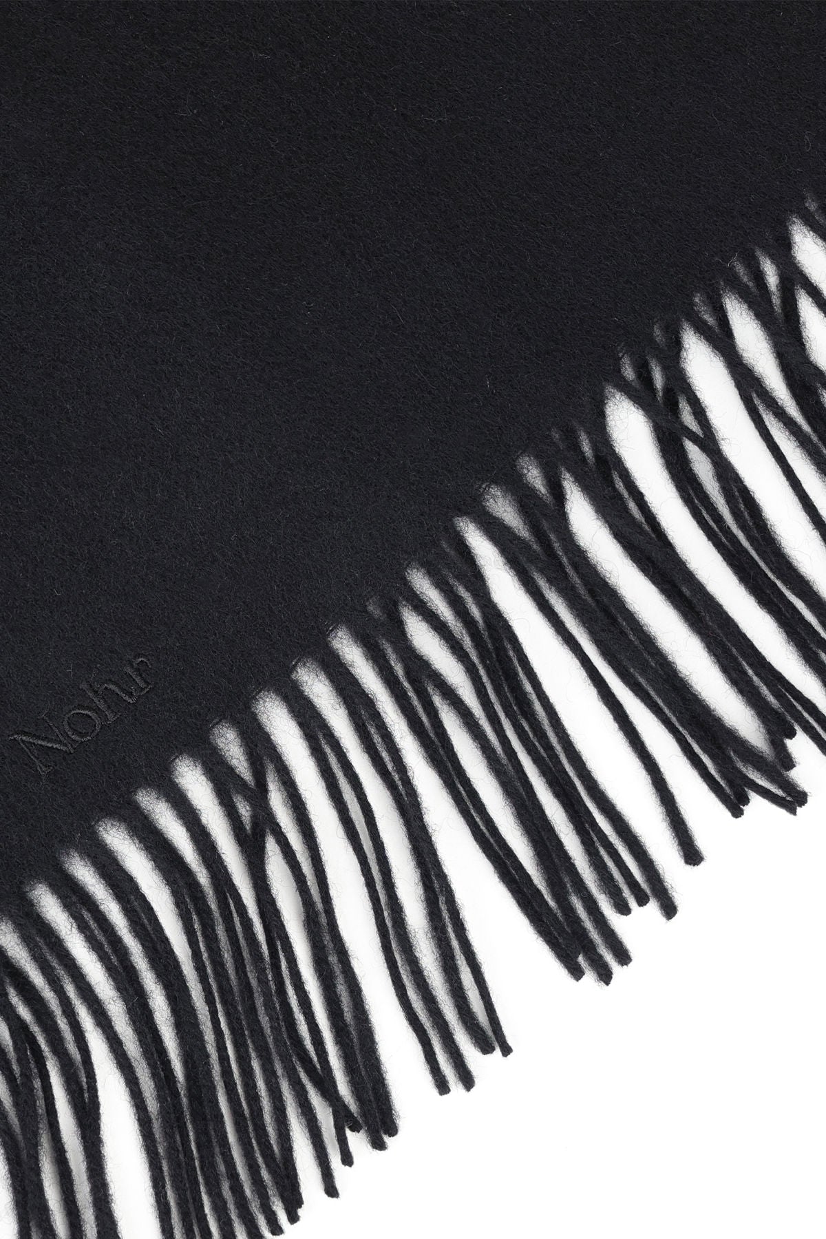 Nohr Oda Wool Triangle Fringe Scarf