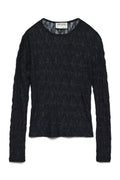 Awtessy Ls O-Neck Lace Top Noos