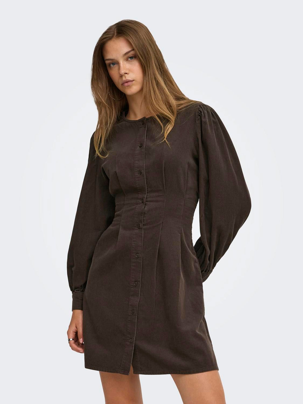 Onlnessa L/s Balloon Cord Dress Pnt