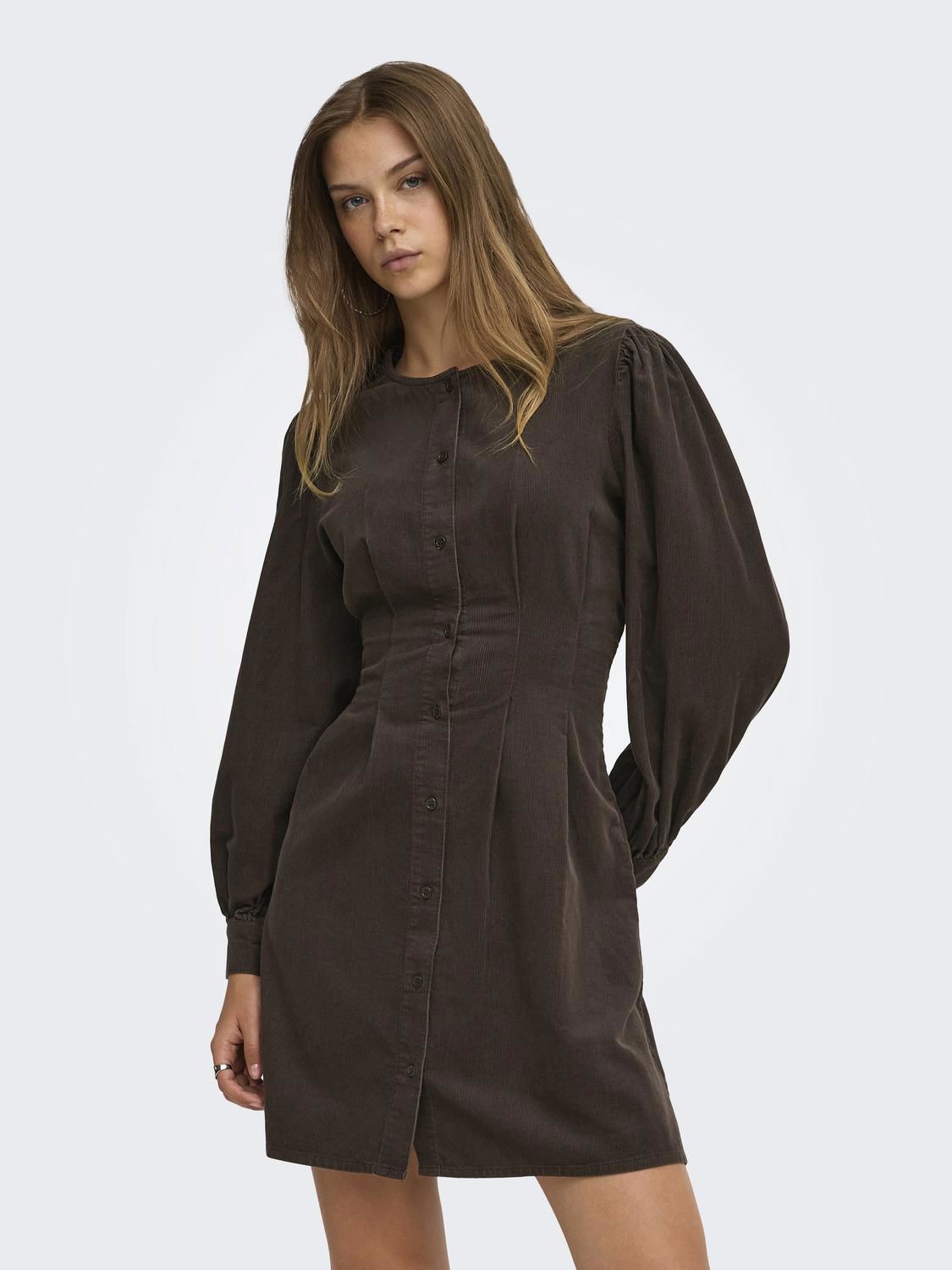 Onlnessa L/s Balloon Cord Dress Pnt