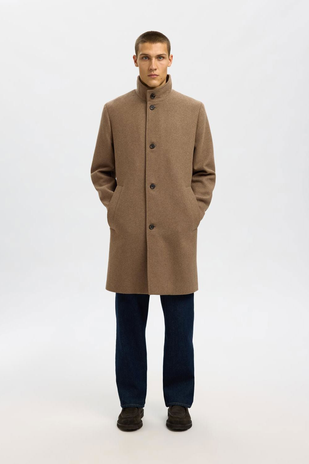 Slmrainar Wool Blend Coat Noos