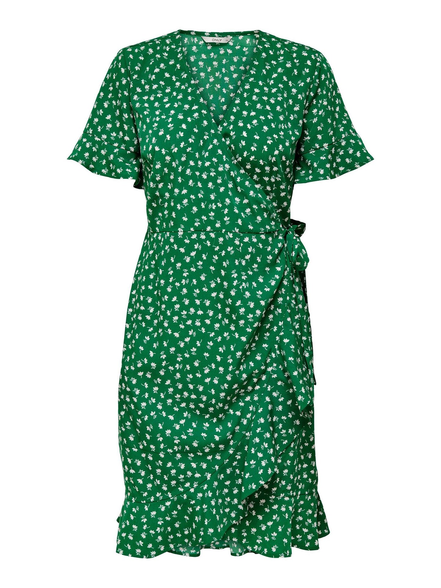 Olivia wrap dress Verdant green