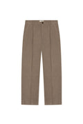 Flannel Pleated Tailored Pants