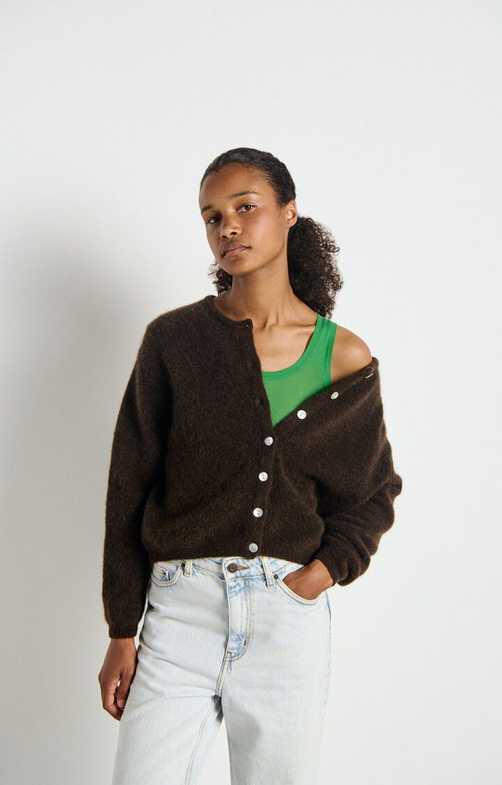 VITOW Cardigan - Brun