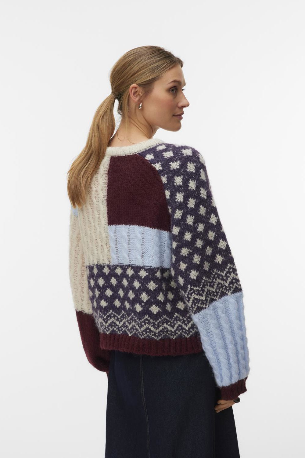 Vmkristin Ls O-Neck Pullover Boo