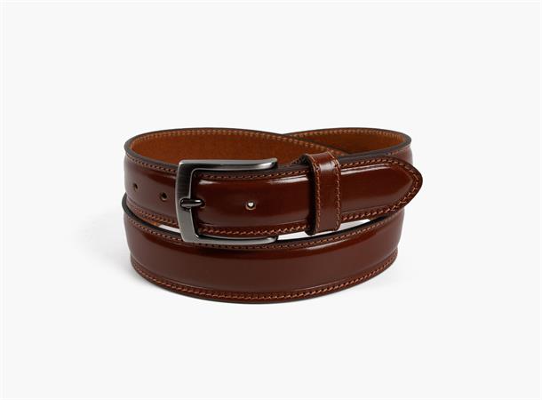 Herre Belte Skinn cognac 3,5 cm