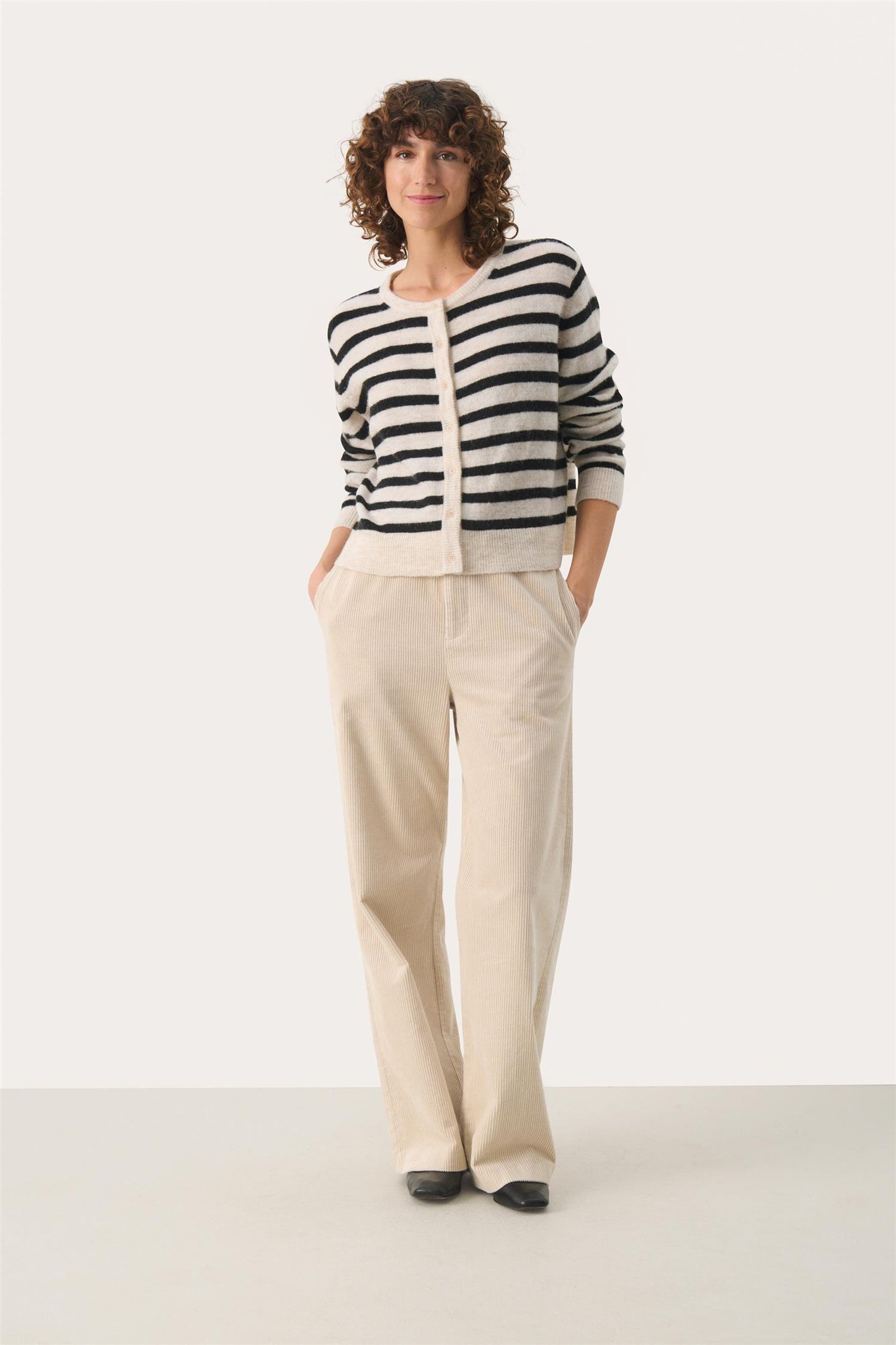 Linika PW cardigan striper