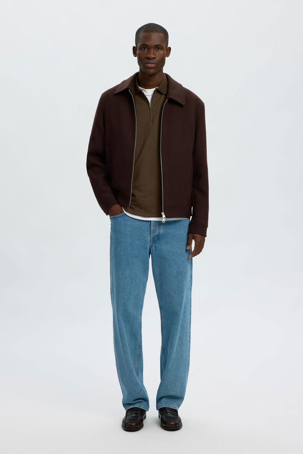 Slmfave Zip Ss Polo Noos