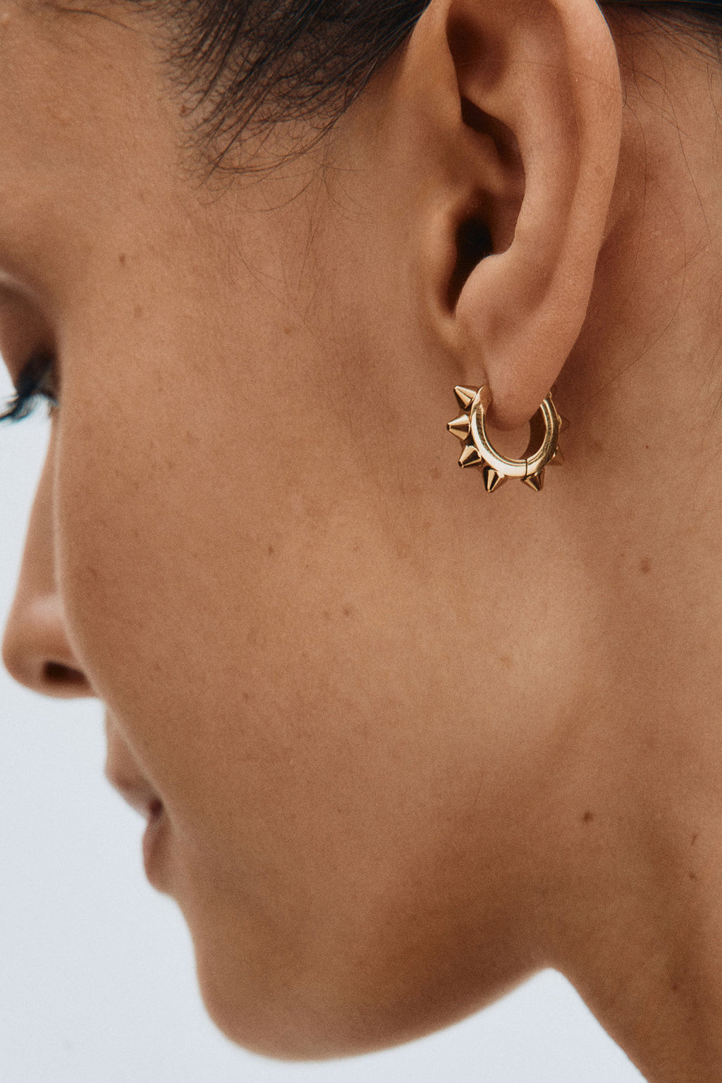Peak Hoops Icon M Gold