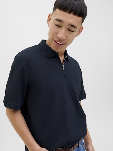 JJE AUSTIN ZIP POLO