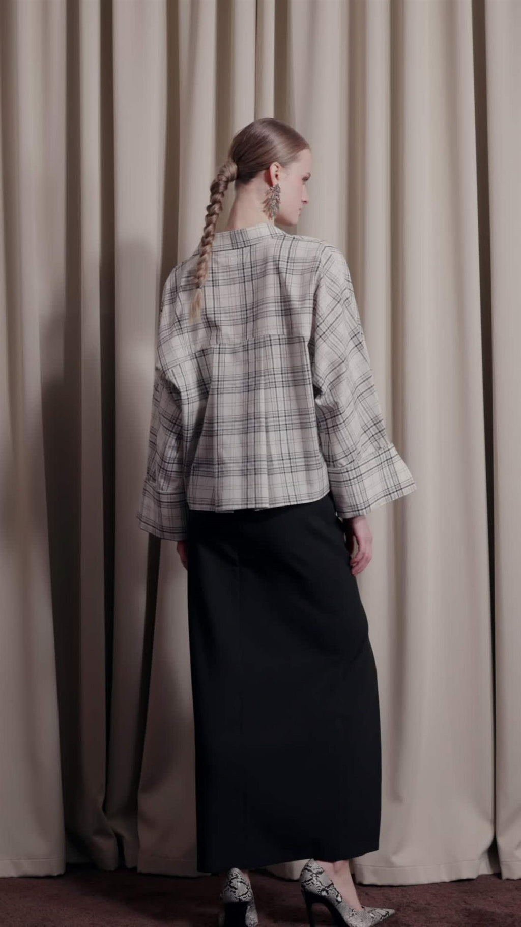 Atari Shirt - white check