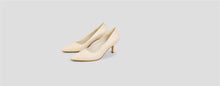 PAULINE TOFFE SHEEPE LEATHER PUMPS
