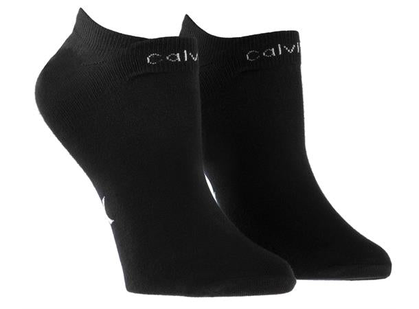 CK 2pk. sneaker with coolmax fibers black