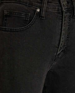 Owi high waist wide jeans black