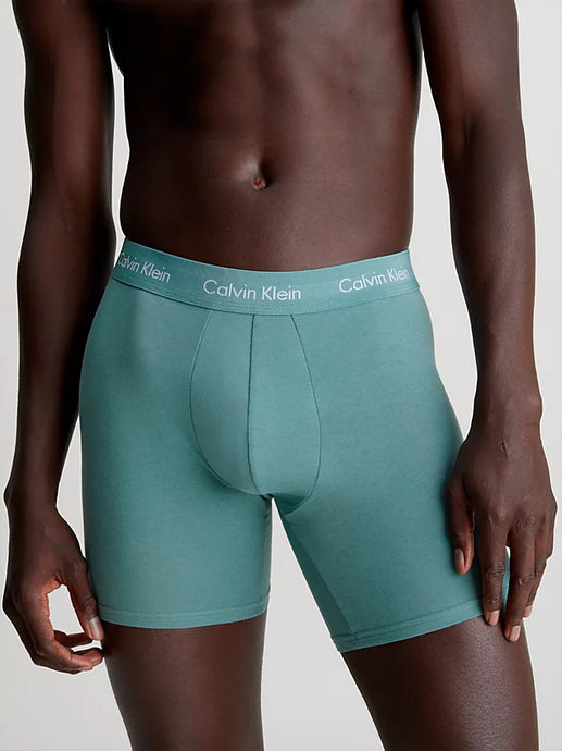 Calvin Klein boxer Brief 3pk vivid blue,arona,sagebush green