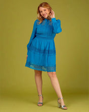 Karina kjole Uni Azur Blue