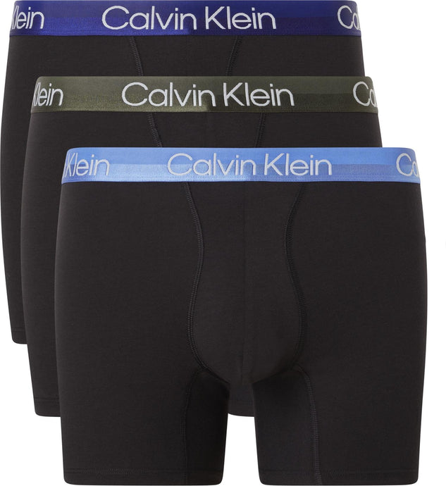 Calvin Klein Underwear 3 PACK - Pants - vivid blue/arona/sagebush green/blue  