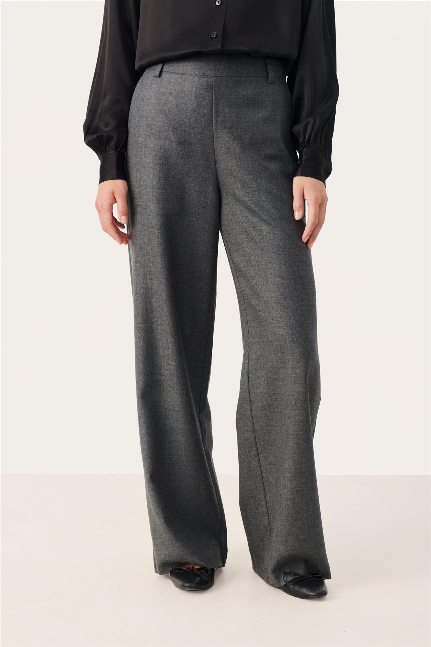 Caidane Pants Gray Flannel