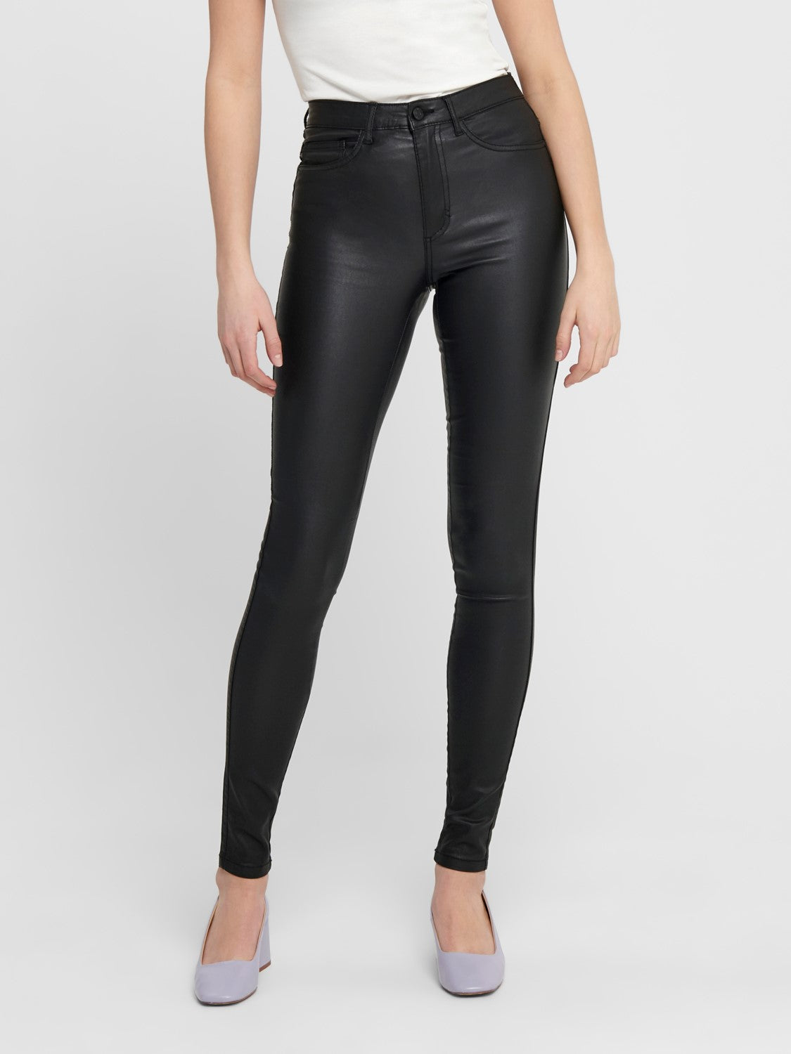 Royal rock coated jeans high waist