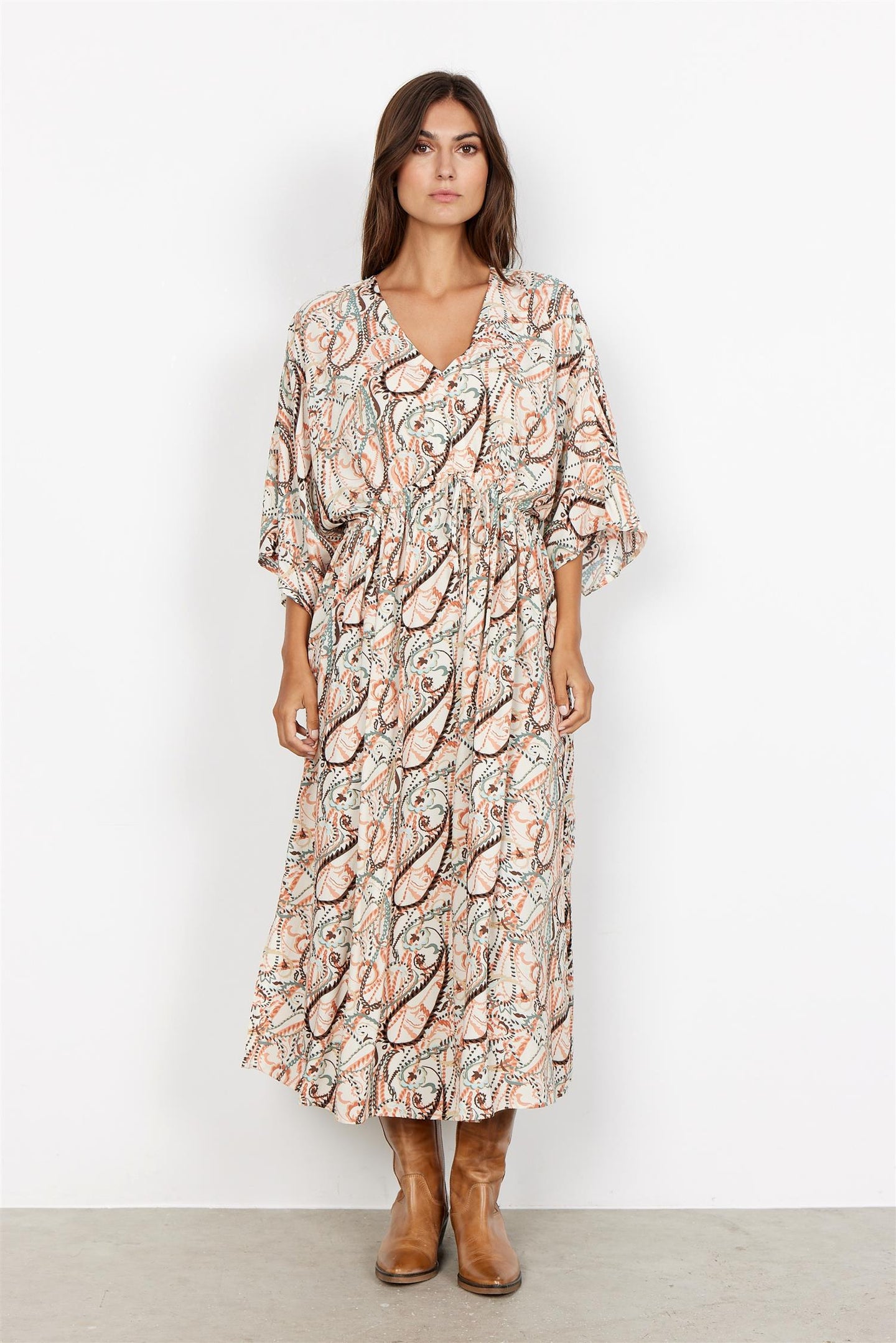 Linda 3 Viscose kjole sans