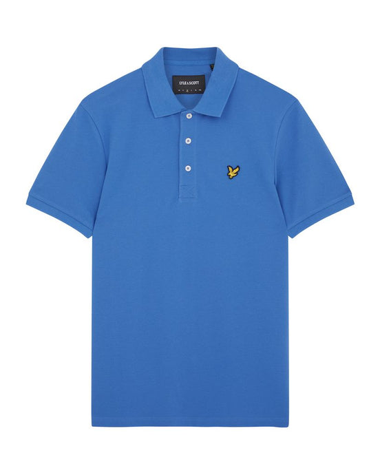 Plain polo t-shirt Spring Blue