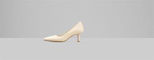 PAULINE TOFFE SHEEPE LEATHER PUMPS