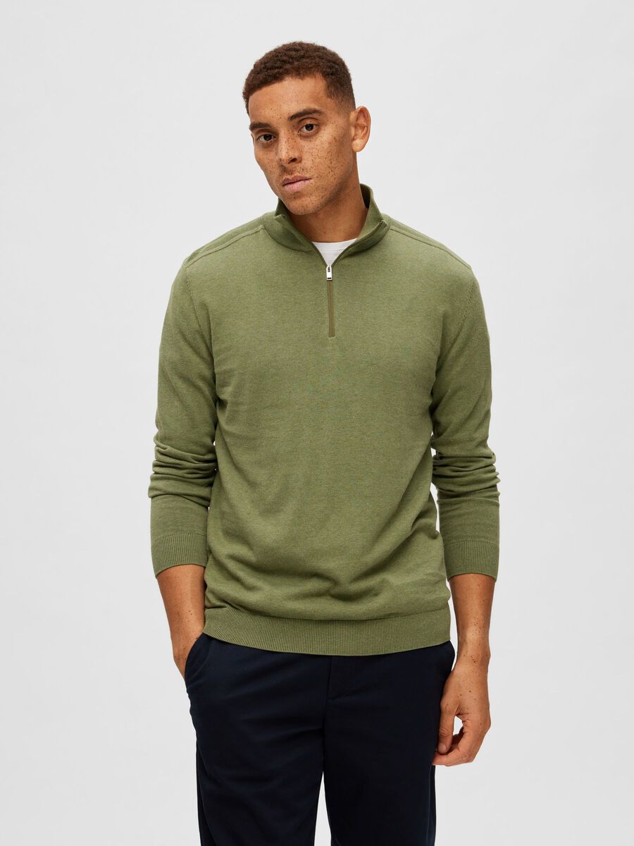 Berg half zip cardigan