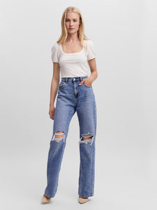 Kitty high waist straight jeans