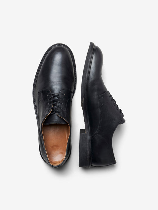 LEATHER DERBY SHOES NOOS