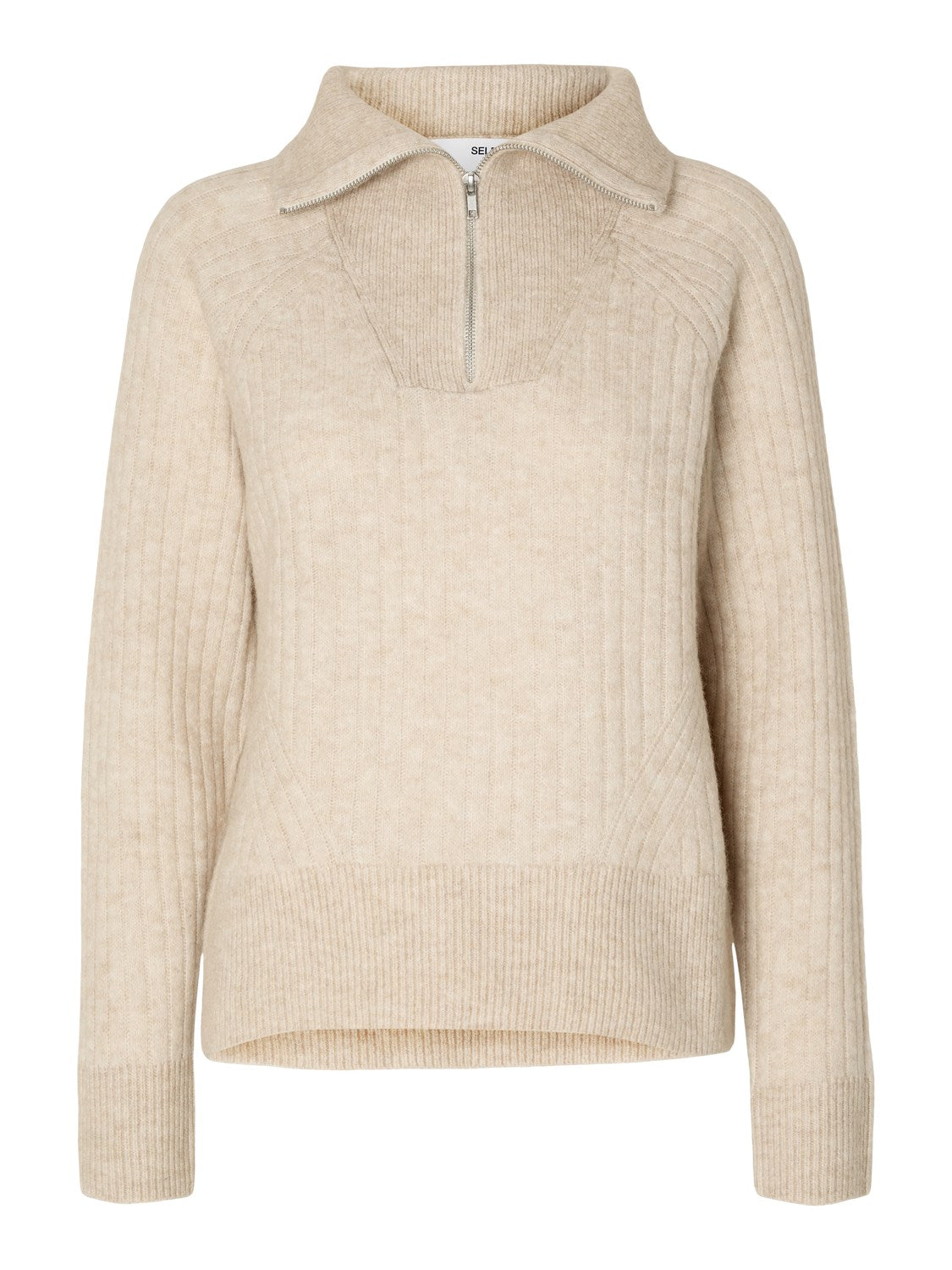 Lulu Mika half zip LS knit